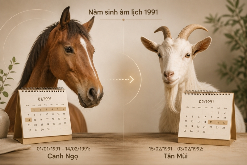 1991 tuổi con gì - 1