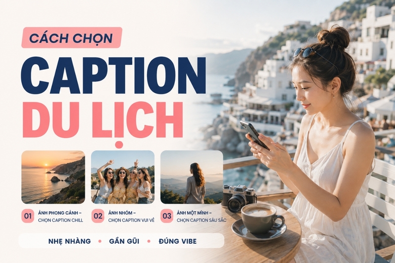 Cách chọn caption du lịch phù hợp