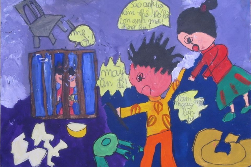 2.Tranh vẽ phòng chống bạo lực gia đình.jpg