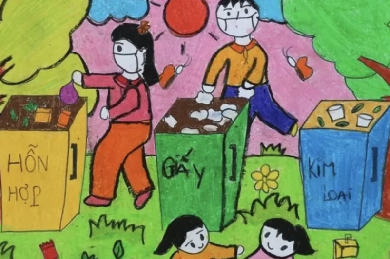 2.Tranh vẽ phòng chống xả rác bừa bãi.jpg