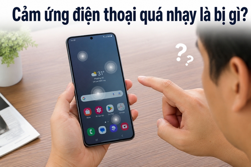 Cảm ứng điện thoại quá nhạy là bị gì?