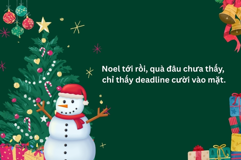 STT noel vui nhộn cho hội F.A tự troll