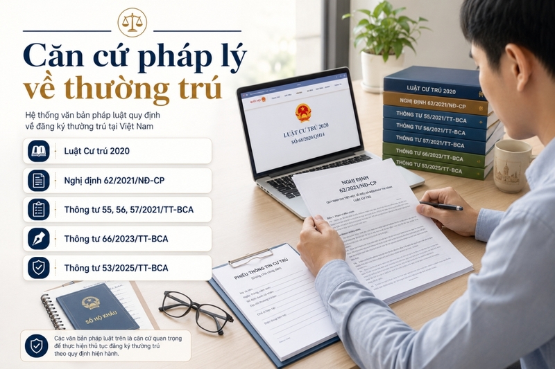Căn cứ pháp lý về thường trú