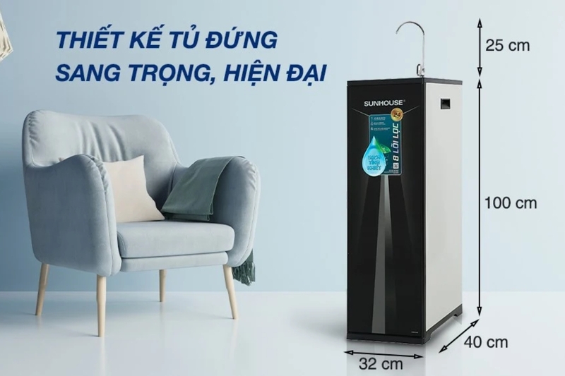 Máy lọc nước RO Sunhouse SHA8879K 8 lõi