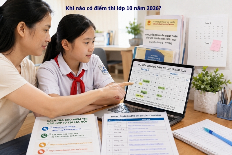 Khi nào có điểm thi lớp 10 năm 2026 - 1