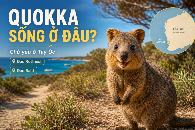 Quokka sống ở đâu