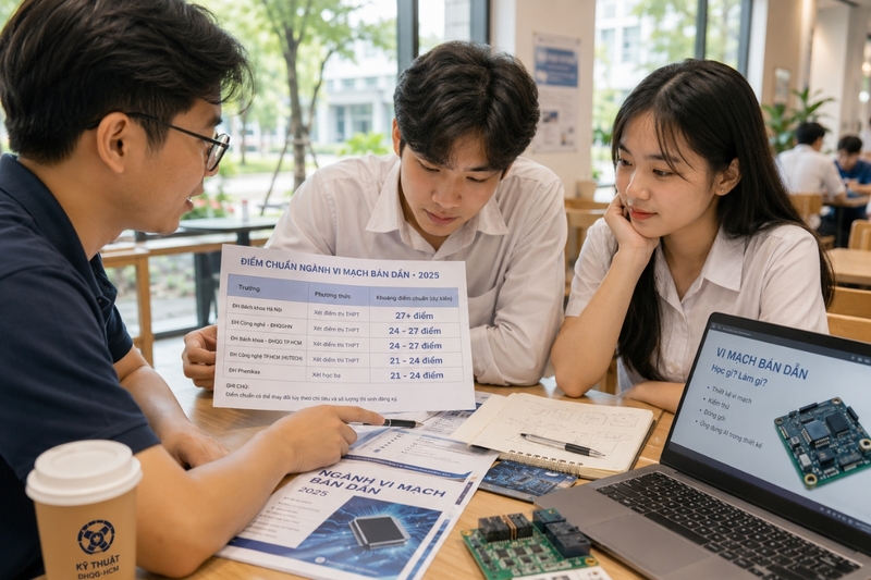 Ngành bán dẫn lấy bao nhiêu điểm - 1
