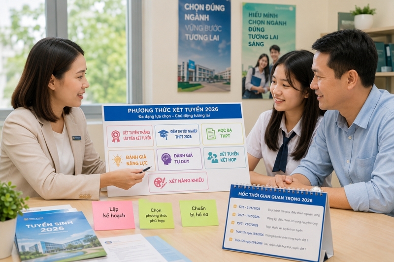 Phương thức xét tuyển 2026 gồm những gì - 1