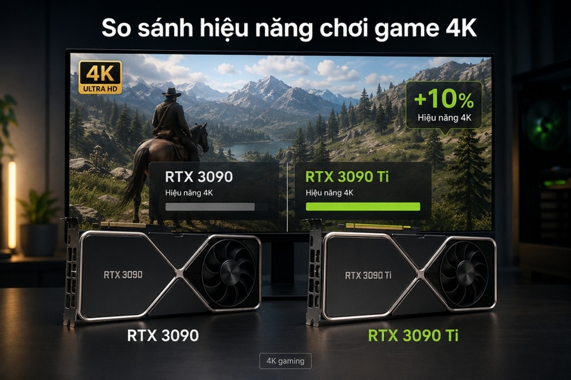 So sánh hiệu năng chơi game 4K