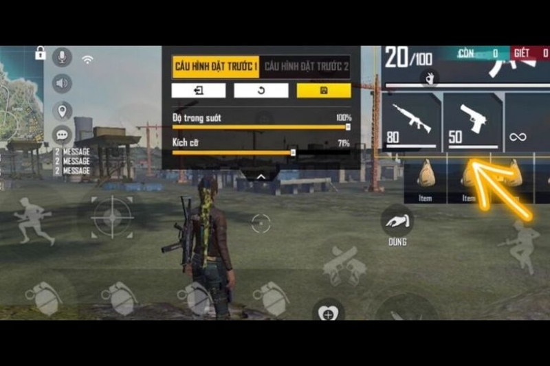 Vào giao diện điều khiển để cài đặt