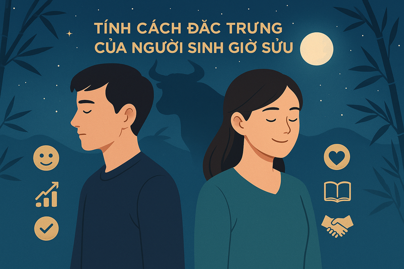 Tính cách đặc trưng của người sinh giờ Sửu