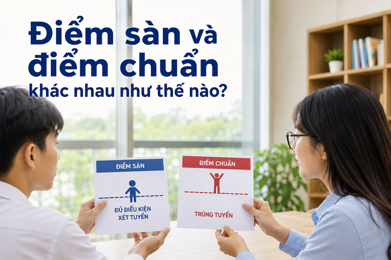 Điểm sàn và điểm chuẩn khác nhau như thế nào