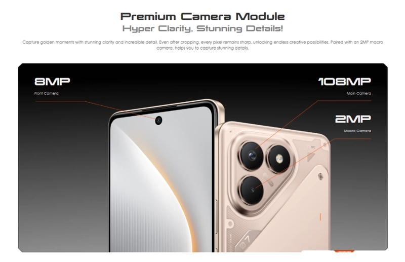 Camera AI 108MP sắc nét - Ghi lại mọi khoảnh khắc