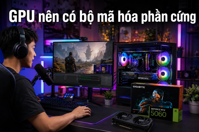GPU nên có bộ mã hóa phần cứng