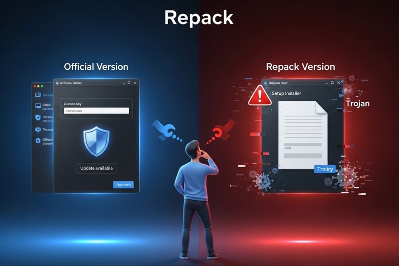 Repack là gì? Giải thích chi tiết về phần mềm và game repack, có nên sử ...