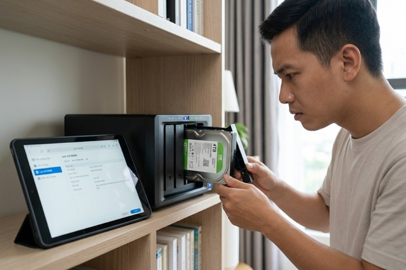 Ổ cứng ngoài và NAS