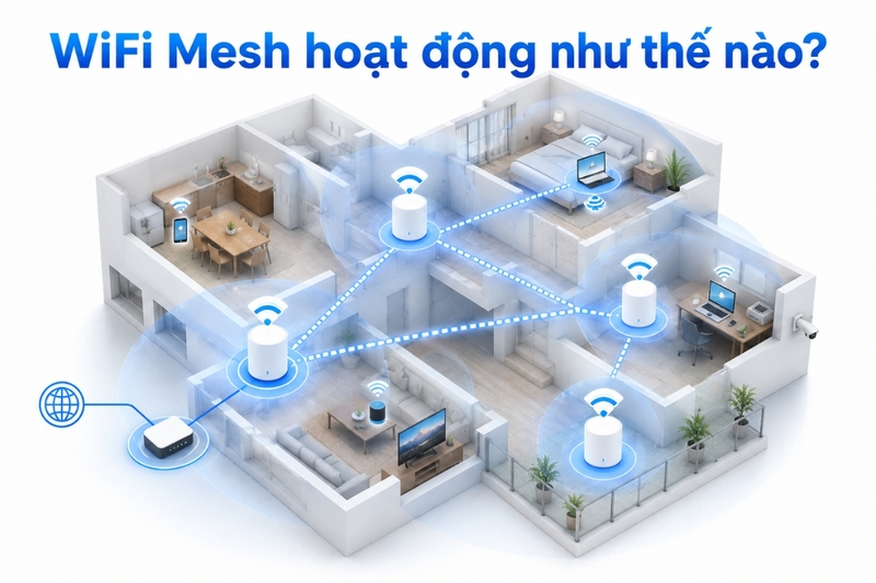 WiFi Mesh hoạt động như thế nào?