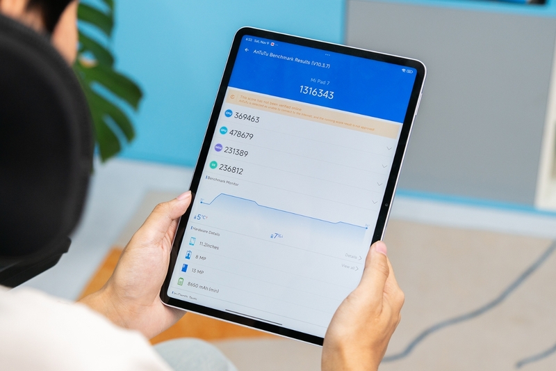 Xiaomi Pad 7 được trang bị con chip Qualcomm Snapdragon 7+ Gen 3