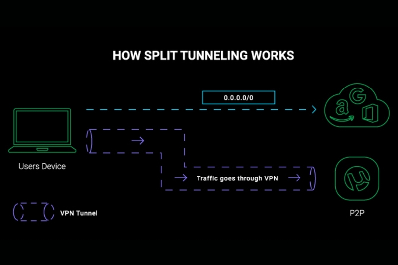 Split Tunneling dựa trên URL và tên miền