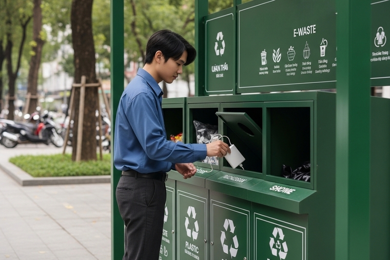 Điểm thu gom rác thải điện tử