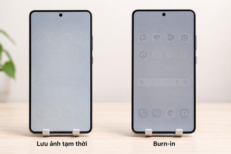 Burn-in và lưu ảnh tạm thời khác nhau như thế nào
