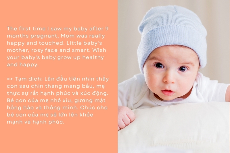 Lời chúc ngọt ngào từ mẹ