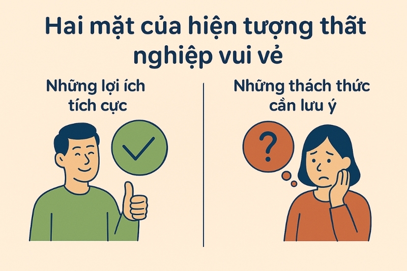Hai mặt của hiện tượng thất nghiệp vui vẻ