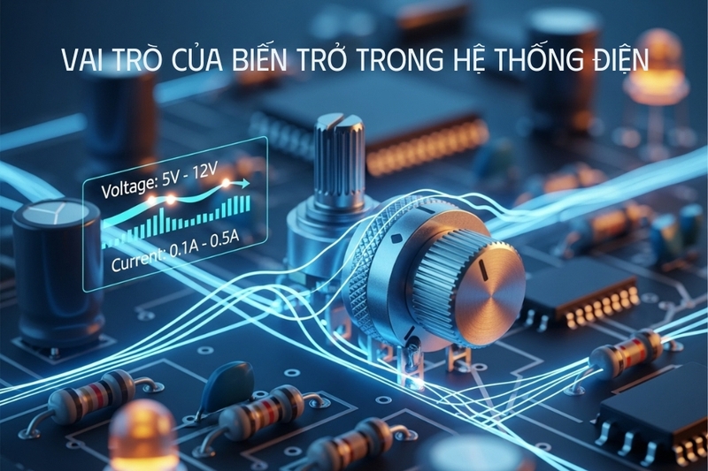 Vai trò của biến trở trong hệ thống điện
