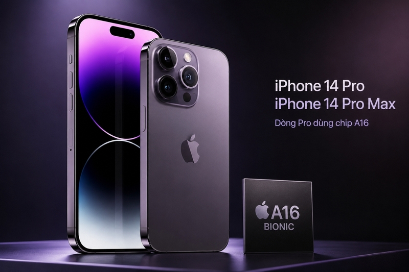 iPhone 14 Pro và iPhone 14 Pro Max dùng chip nào?