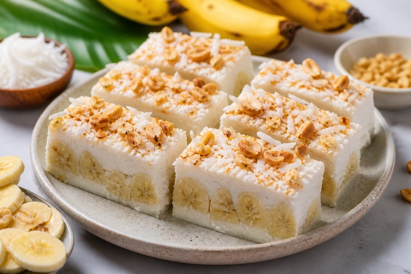 C&aacute;ch l&agrave;m kem chuối dừa