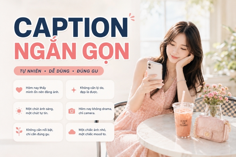 Caption sống ảo ngắn gọn