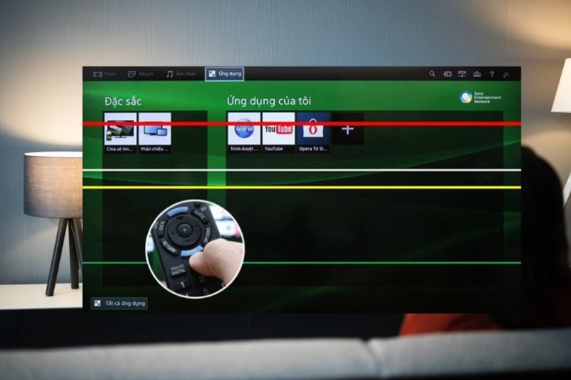 Tivi LG bị sọc màn hình (2)
