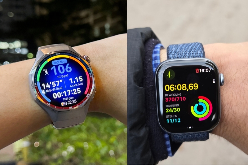 So sánh Huawei Watch GT 6 Pro và Apple Watch Series 11 - 4