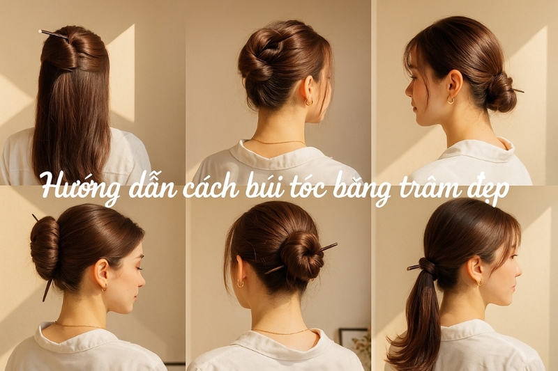 Cách búi tóc bằng trâm (6)