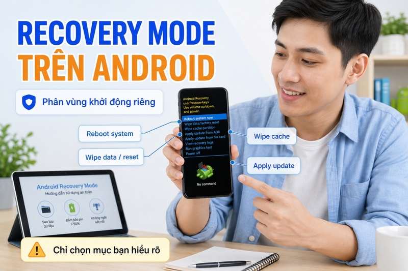 Recovery Mode trên Android là gì