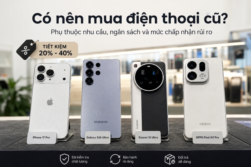 Có nên mua điện thoại cũ hay không - 2