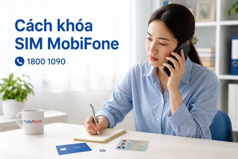 Cách khóa SIM MobiFone