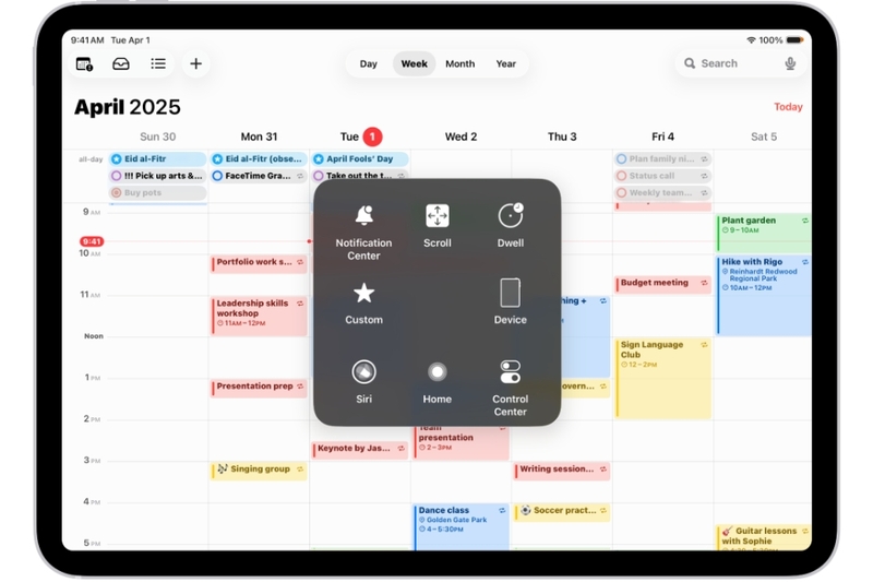 Dùng phím tắt Trợ năng bằng nút vật lý