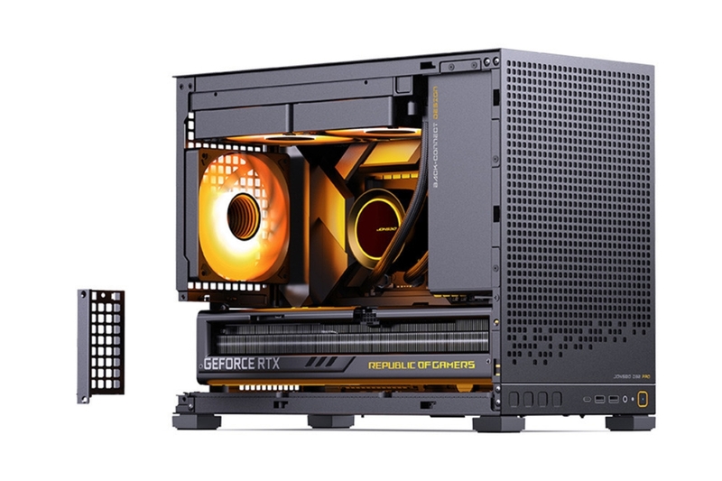 Vỏ Jonsbo D32 STD 3F Black hoàn thiện phong cách gaming