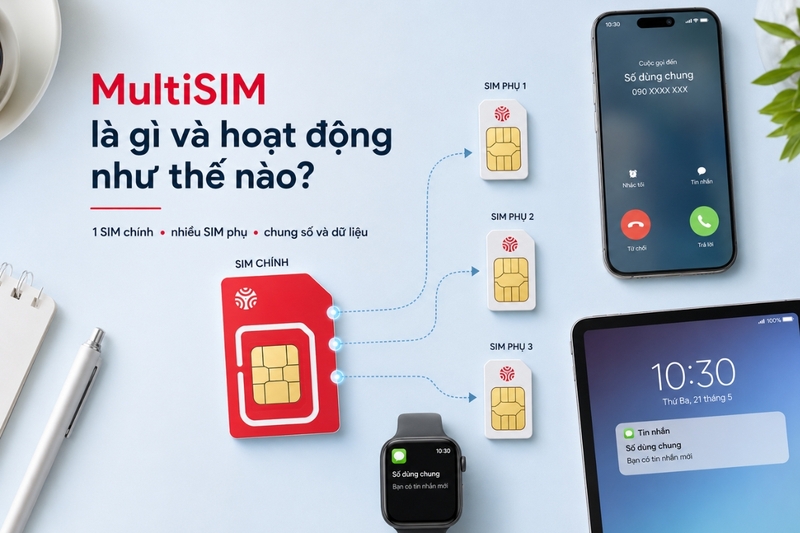 MultiSIM là gì và hoạt động như thế nào