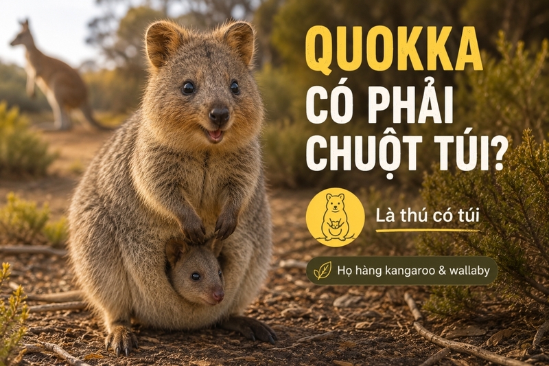Quokka có phải chuột túi không