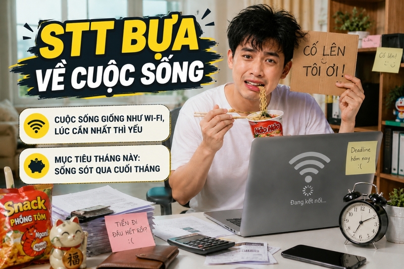 STT bựa về cuộc sống