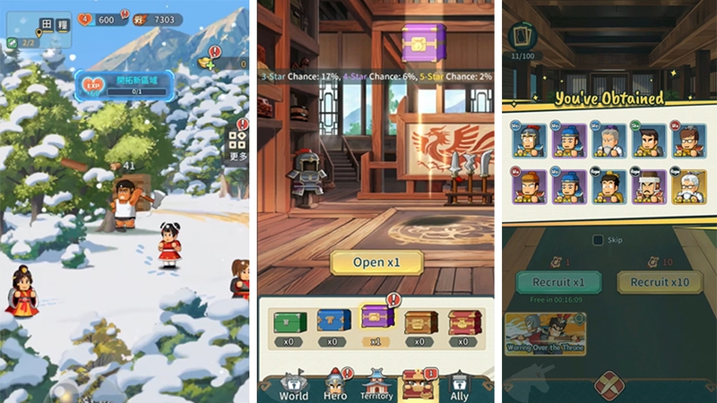 Giao diện game 3Q: Thành Chủ Tiêu Dao