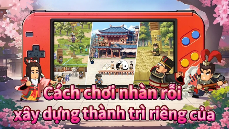 Game có nhiệm vụ như chặt cây, gặt lúa, làm bánh