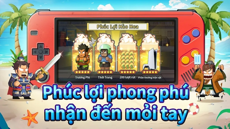 Cơ chế thưởng hào phóng giúp người chơi nhanh chóng có đội hình mạnh