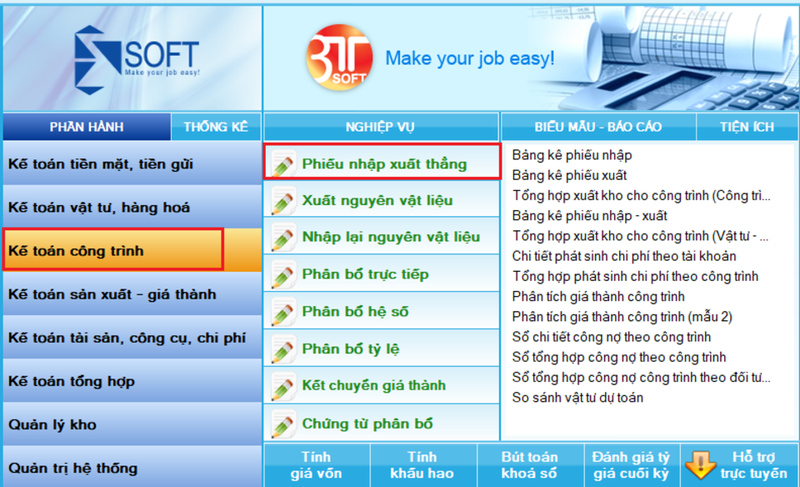 Giao diện thân thiện