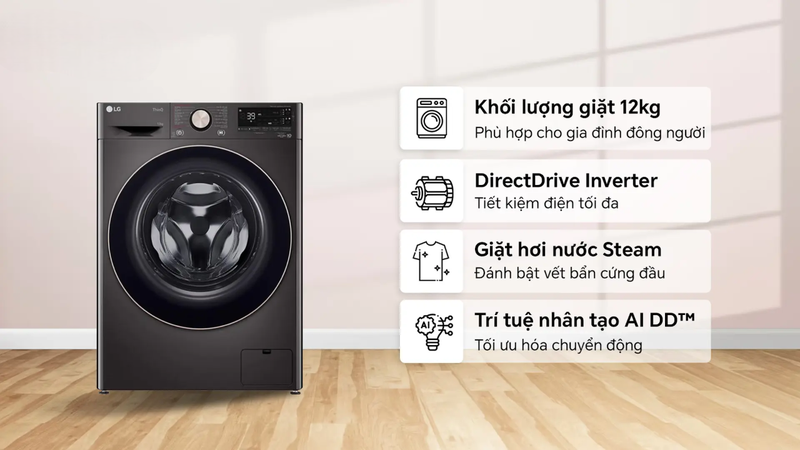 may giat lg ai dd inverter 12 kg fv1412s3b