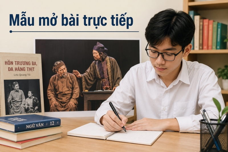 Mẫu mở bài Hồn Trương Ba da hàng thịt trực tiếp