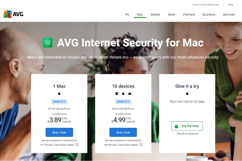 Tải AVG Internet Security trên macOS