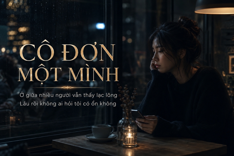 Status tâm trạng cô đơn một mình
